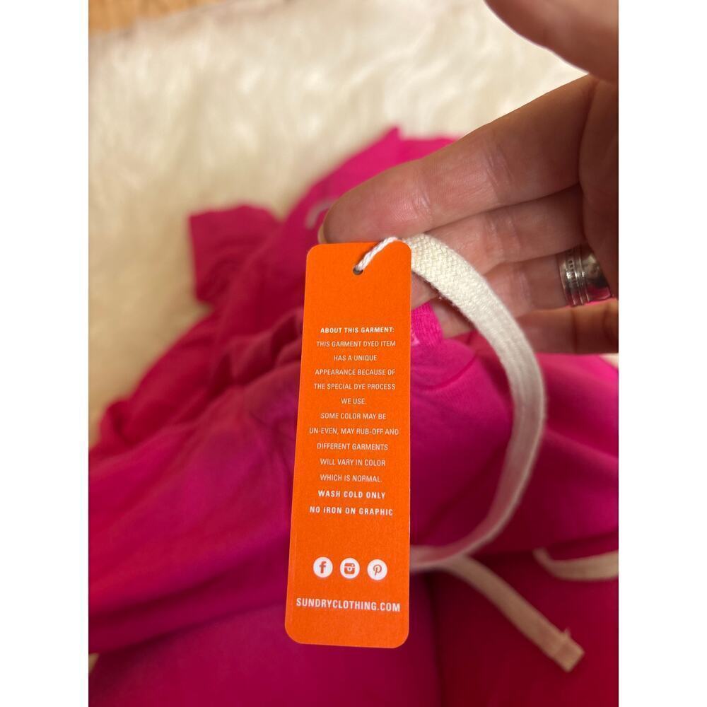 Sundry Hot Pink Hoodie Size 1 or Small New with tags - Picture 6 of 8